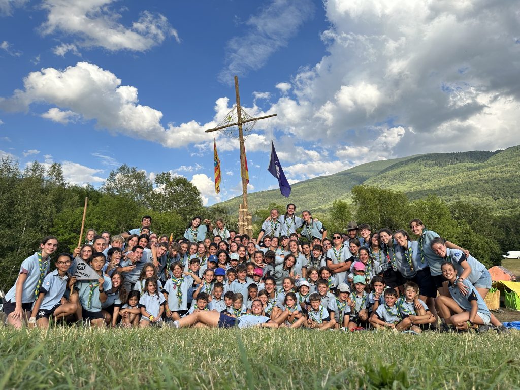 Grupo Scout Impeesa 424 en el Campamento de Verano de Eriste 2023