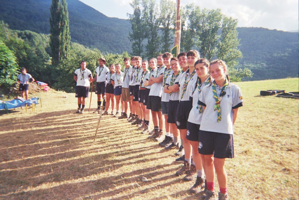 El Clan San Jorge en la ceremonia de Pases de Sección