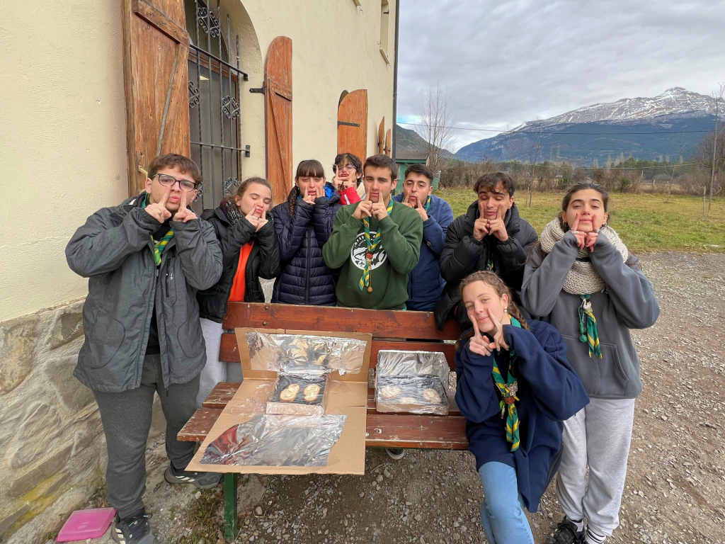 Clan San Jorge en el Campamento de Navidad