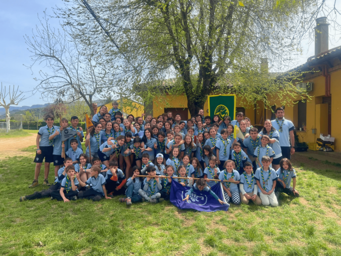 Grupo Scout Impeesa 424 en el Campamento de Semana Santa en Graus