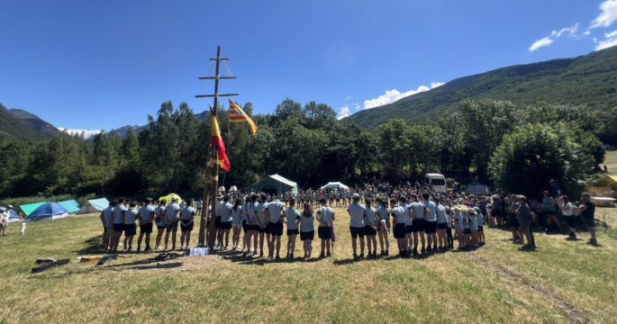 Grupo Scout Impeesa 424 en el Campamento de Verano 2024 en Eriste