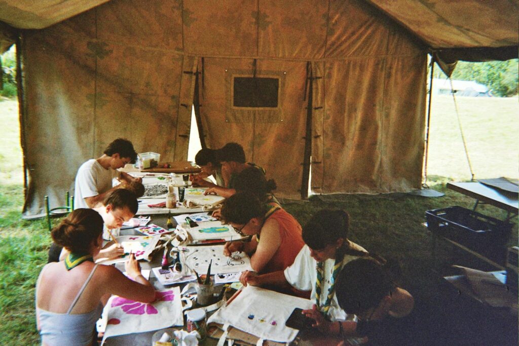 El Clan San Jorge en un taller del Campamento de Verano 2024